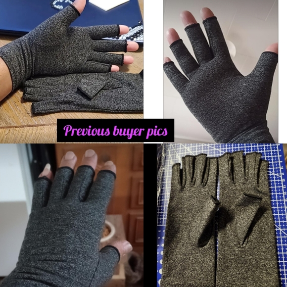 Compression Fingerless Gloves: Anti-Slip & Lightweight for Daily wear &activity - Picture 10 of 10